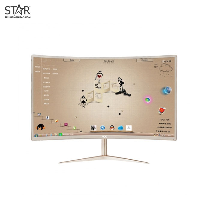 Màn hình LCD 32” AOC C3289 Full HD Cong 1800R Cũ Màn hình LCD 32” AOC C3289 Full HD Cong 1800R Cũ