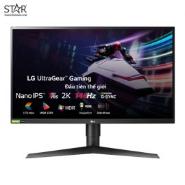 Màn hình LCD 27” LG 27GL850-B Nano IPS 2K 144Hz 1ms HDR NVIDIA G-Sync/FreeSync Chính Hãng