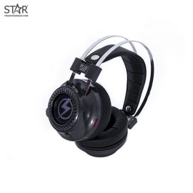 Tai Nghe Lightning Super Plus 7.1 Surround Gaming Led (Xám/Rung)
