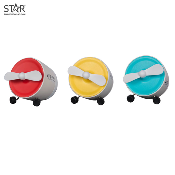 Loa Bluetooth Rock Space Mini Speaker RAU0575 Kèm Quạt Loa Bluetooth Rock Space Mini Speaker RAU0575 Kèm Quạt