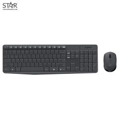 Combo Phím Chuột Không Dây Logitech MK235 Chính Hãng (Xám)