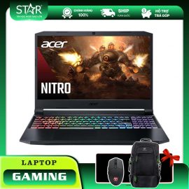 Laptop Acer Nitro 5 AN515-45-R6EV (N20C1_NH.QBMSV.006): AMD R5-5600H, GTX 1650 4G, Ram 8G, SSD NVMe 512G, Win11, RGB Keyboard, 15.6”FHD IPS 144Hz (Đen)