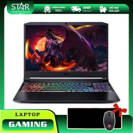 Laptop Acer Nitro 5 AN515-57-54MV (NH.QENSV.003): I5 11400H, RTX 3050 4G, Ram 8G, SSD NVMe 512G, Win11, RGB Keyboard, 15.6”FHD IPS 144Hz (Đen)