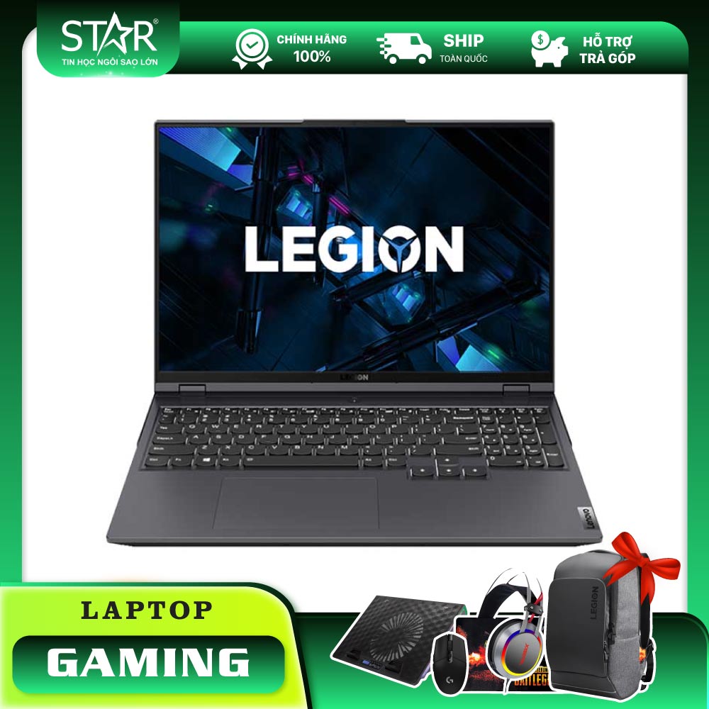 Laptop Lenovo Legion 5 Pro 16ACH6H (82JQ00S7VN): AMD R7-5800H, RTX 3060 6G, Ram 16G, SSD NVMe 512G, Win11, RGB Keyboard, 16.0”WQXGA IPS 165Hz (STORM GREY) Laptop Lenovo Legion 5 Pro 16ACH6H (82JQ00S7VN): AMD R7-5800H, RTX 3060 6G, Ram 16G, SSD NVMe 512G, Win11, RGB Keyboard, 16.0”WQXGA IPS 165Hz (STORM GREY)