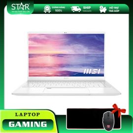 Laptop MSI Prestige 14 A11SC-203VN: I7 1195G7, GTX 1650 4G, Ram 16G, SSD NVMe 512G, Win10, Led Keyboard, 14.0”FHD IPS (White)