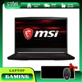 Laptop MSI GF63 Thin 11UC-441VN: I7 11800H, RTX 3050 4G, Ram 8G, SSD NVMe 512G, Win10, Led Keyboard, 15.6”FHD IPS (Đen)