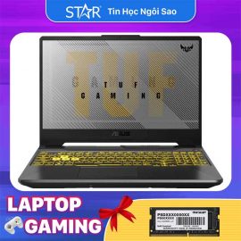 Laptop Asus TUF Gaming F15 FX506L-HN002T: I5 10300H, GTX 1650 4G, Ram 8G, SSD 512G, Led Keyboard, Win10, 15.6”FHD IPS 144Hz (Gun Metal)