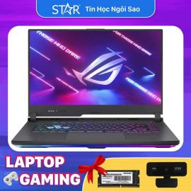 Laptop ASUS ROG Strix G15 G513IH-HN015T: AMD R7-4800H, GTX 1650 4G, Ram 8G, SSD NVMe 512G, Win10, RGB Keyboard, 15.6”FHD IPS 144Hz (Eclipse Gray)