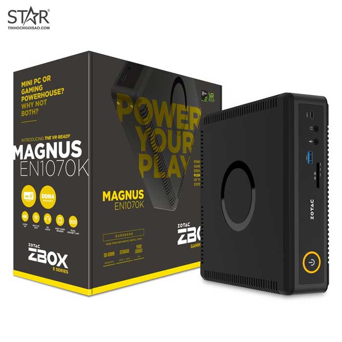Mini PC Zotac ZBOX Magnus EN1070K Gaming Barebone (GeForce® GTX 1070/ Chưa kèm CPU-RAM-SSD) Mini PC Zotac ZBOX Magnus EN1070K Gaming Barebone (GeForce® GTX 1070/ Chưa kèm CPU-RAM-SSD)
