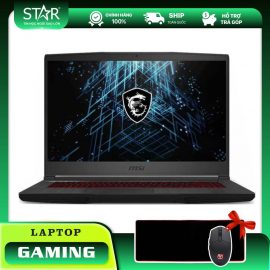 Laptop MSI GF65 Thin 10UE-228VN: I7 10750H, RTX 3060 6G, Ram 16G, SSD NVMe 512G, Win10, Led Keyboard, 15.6”FHD IPS 144Hz (Đen)