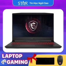 Laptop MSI Pulse GL66 11UDK-255VN: i7 11800H, RTX 3050Ti 4G, Ram 16G, SSD NVMe 512G, Win10, RGB Keyboard, 15.6”FHD IPS 144Hz (Titanium Gray)