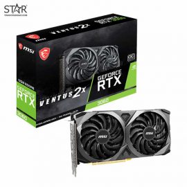 VGA MSI RTX 3060 12G GDDR6 Ventus 2X OC LHR (GeForce RTX 3060 VENTUS 2X 12G OC LHR)