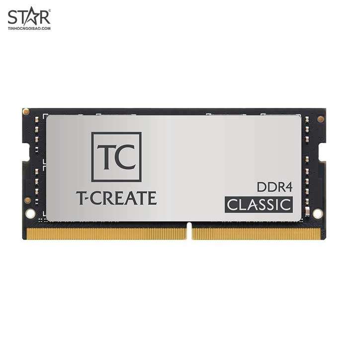 Ram DDR4 Laptop Team 8G/3200 T-Create Classic SODIMM 10L (TTCCD48G3200HC22-S01) Ram DDR4 Laptop Team 8G/3200 T-Create Classic SODIMM 10L (TTCCD48G3200HC22-S01)