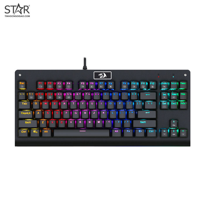 Bàn Phím Cơ Redragon K568 Dark Avenger RGB Gaming TKL (Đen) Bàn Phím Cơ Redragon K568 Dark Avenger RGB Gaming TKL (Đen)