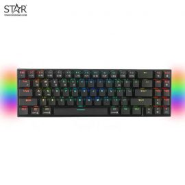 Bàn Phím Cơ Royal Kludge RK71 Red Switch Wireless (Đen)