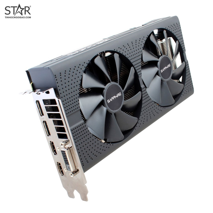 VGA Sapphire RX580 4G D5 Pulse 2 Fan Cũ VGA Sapphire RX580 4G D5 Pulse 2 Fan Cũ