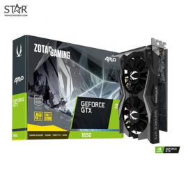 VGA Zotac GTX 1650 AMP 4GD 2 Fan Gaming (ZT-T16520D-10L)