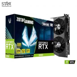 VGA Zotac RTX 3060 12G GDDR6 Gaming Twin Edge OC V2 LHR (ZT-A30600H-10M)