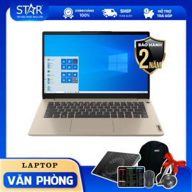 Laptop Lenovo Ideapad 3 14ITL6 (82H700VLVN): I5-1135G7, RAM 8GB DDR4, 512GB SSD, Finger Print, 14″ FHD, Win 11 (Vàng)