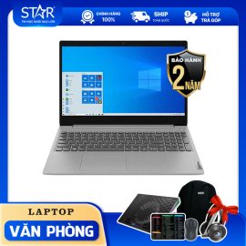 Laptop Lenovo IdeaPad 3 15ITL05 (81X800KRVN): I3 1115G4, Intel UHD Graphics, Ram 8G, SSD NVMe 256G, Win11, 15.6” HD (Xám)