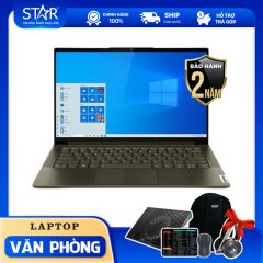 Laptop Lenovo Yoga Slim 7 14ITL05 (82A3004FVN): I7 1165G7, Intel Iris Xe Graphics, Ram 8G, SSD NVMe 512G, Win10, Led Keyboard, 14.0”FHD IPS (Dark Moss)