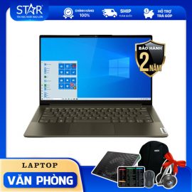 Laptop Lenovo Yoga Slim 7 14ITL05 (82A3004FVN): I7 1165G7, Intel Iris Xe Graphics, Ram 8G, SSD NVMe 512G, Win10, Led Keyboard, 14.0”FHD IPS (Dark Moss)