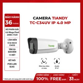 Camera TIANDY TC-C34UV IP 4.0 MP (W/E/Y/M/S/4mm)